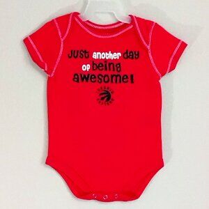 3-6M 3 Snap NBA Toronto Raptors Onesie BNWOT!!